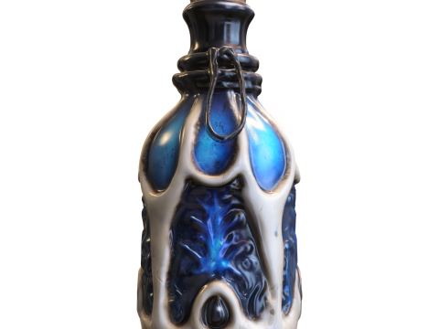 Eldritch Essence Bottle Model 3D