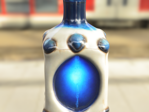 Voidheart Mana Flask Model 3D