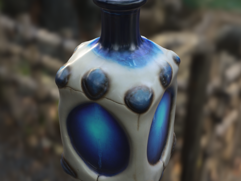 Voidheart Mana Flask Model 3D