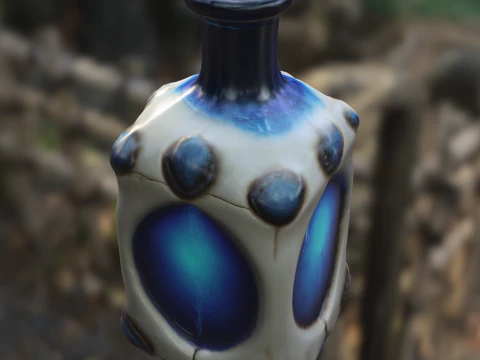 Voidheart Mana Flask 3D Model