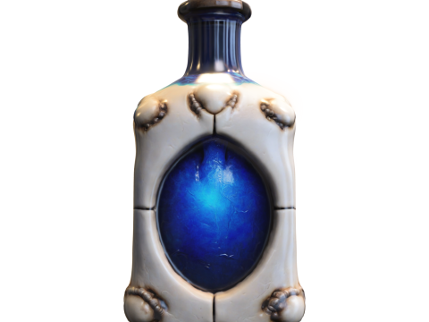 Voidheart Mana Flask Model 3D