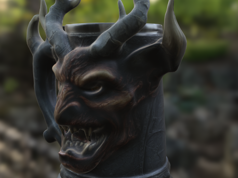 Infernal Demon Mug Model 3D