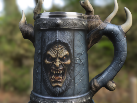 Infernal Demon Mug Model 3D