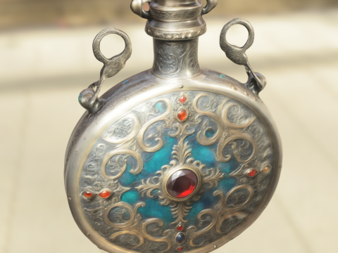 Enchanted Relic Flask 3D Model