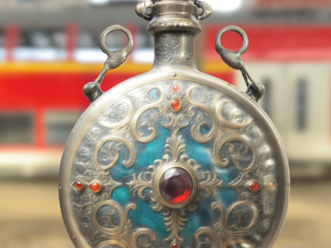 Enchanted Relic Flask 3D Model