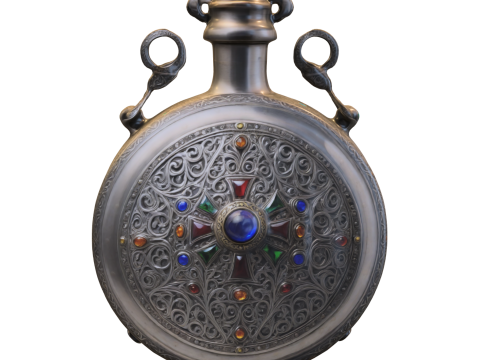 Enchanted Relic Flask 3D Model