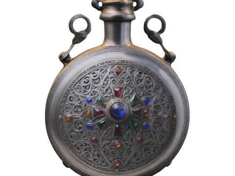 Enchanted Relic Flask 3D Model