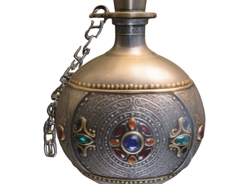 Jeweled Arcane Flask 3D 모델