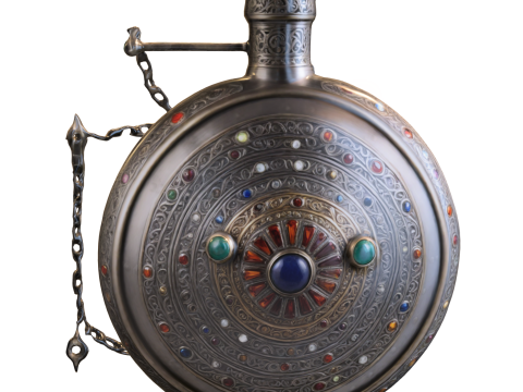 Ornate Fantasy Potion Flask Modèle 3D