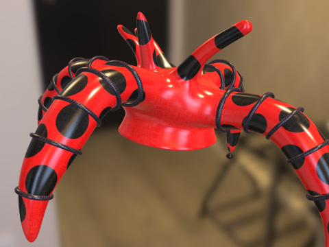 Jester Hat Stylized Clown 3D Model