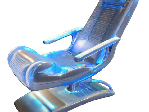 Futuristic Recliner Chair Sci-Fi Model 3D