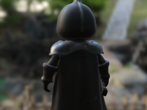 Stylized Medieval Knight Cartoon Hero 3Dモデル