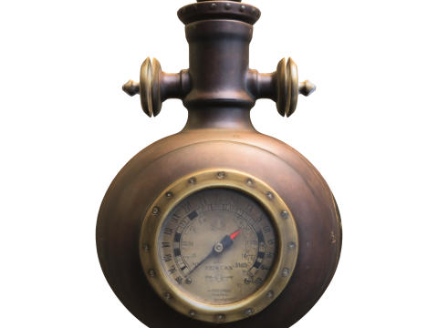 Steampunk Pressure Regulator 3D 모델