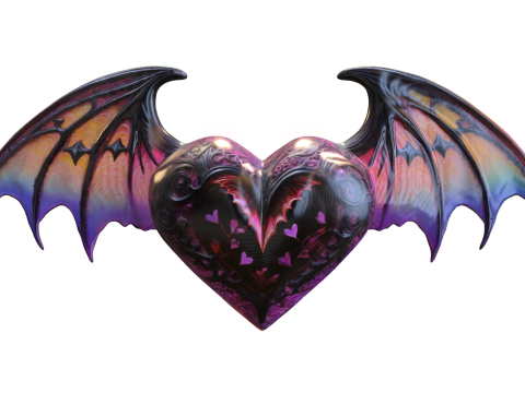 Fantasy Dark Love Artifact 3D Model