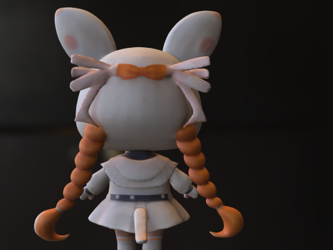 Stylized Bunny Girl 3D 模型