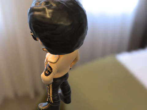 Cool Retro Rockstar 3D Model