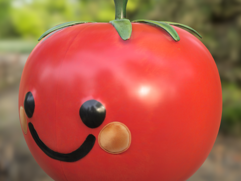 Happy Tomato Buddy Modelo 3D