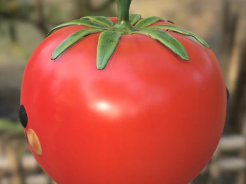 Happy Tomato Buddy 3D Model