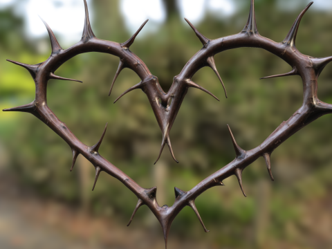 Thorned Heart Modelo 3D