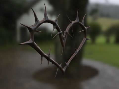 Thorned Heart 3D Модель