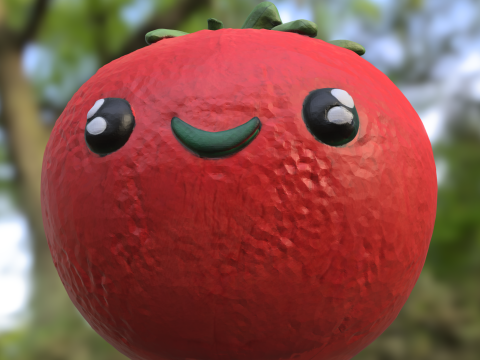 Kawaii Tomato 3D 模型