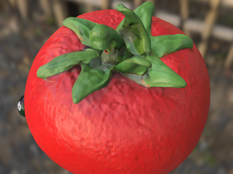 Kawaii Tomato 3D 模型