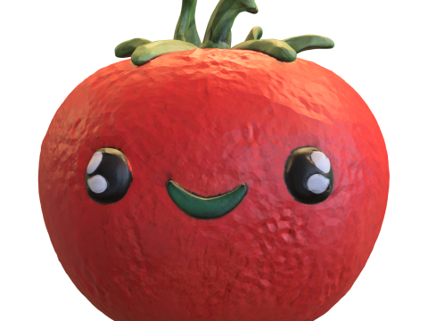 Kawaii Tomato 3D 模型