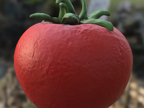 Kawaii Tomato 3D 模型