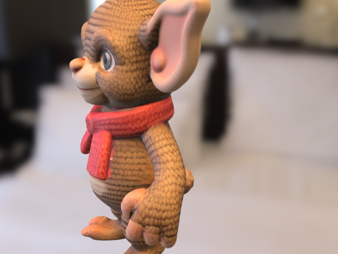 Cute Fantasy Creature 3D Model