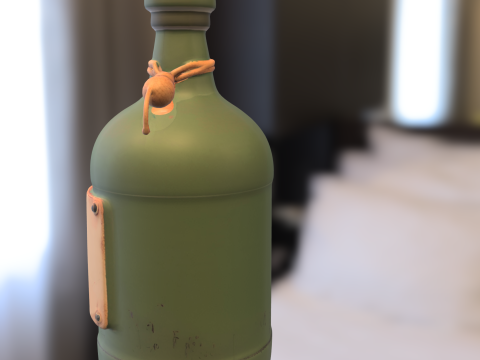 Vintage Potion Bottle 3D 模型