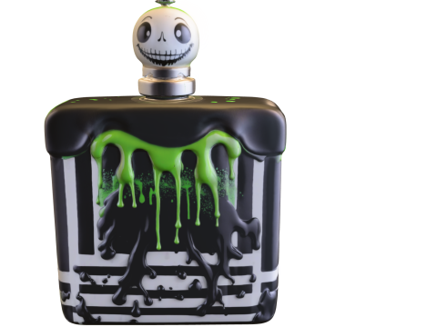 Beetlejuicer Flask Stylized Halloween Modello 3D