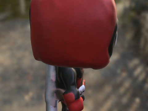 Chibi deadpoll doll 3D 模型
