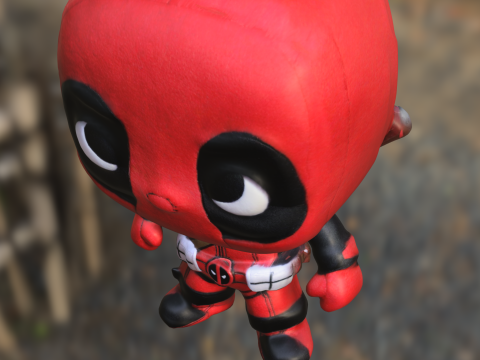 Chibi deadpoll doll 3D 模型