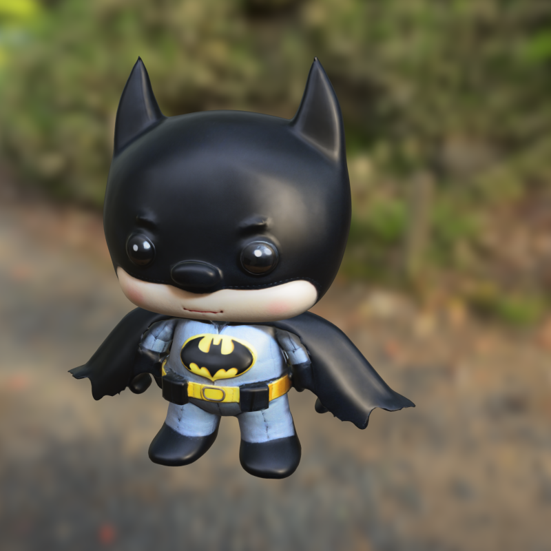 Mini Batman Chibi Superhero 3D Model .c4d .max .obj .3ds .fbx .stl .blend 