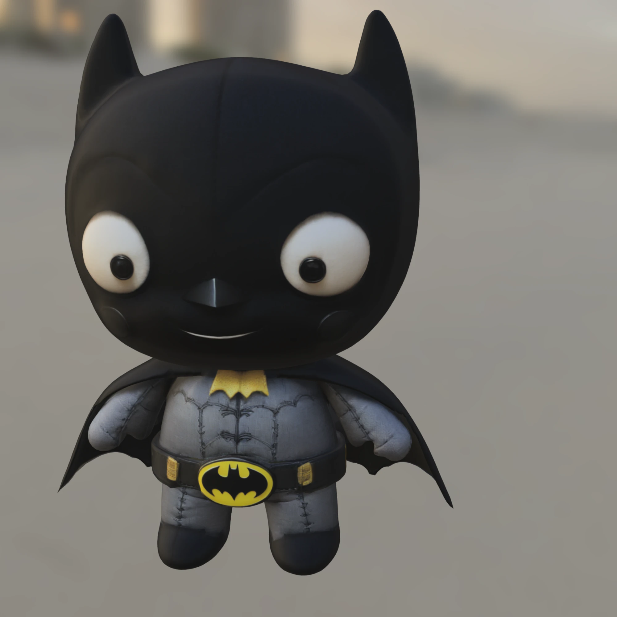 Chibi Bat Hero 3D Model .c4d .max .obj .3ds .fbx .stl .blend 