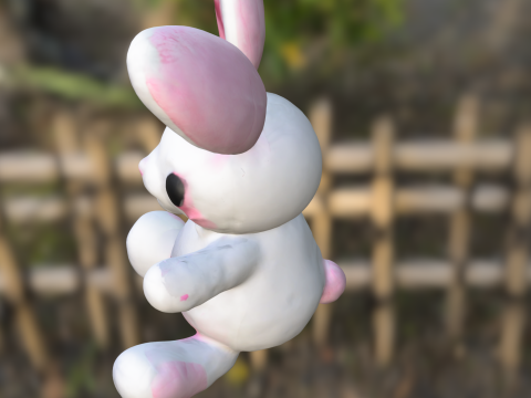 Chibi Plush Bunny 3Dモデル