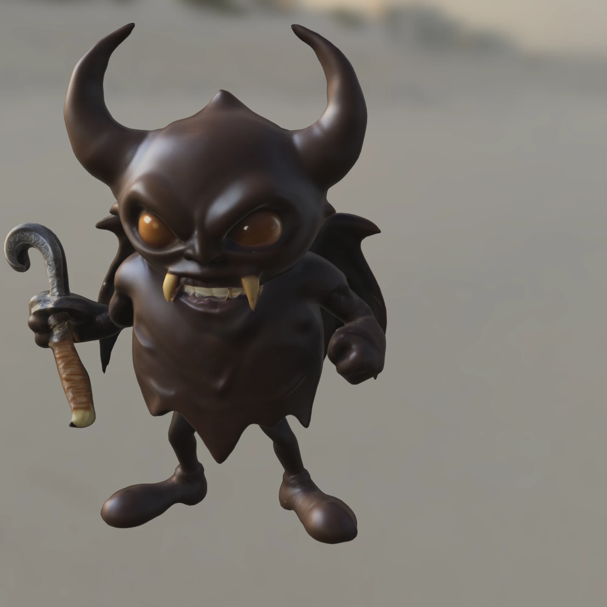Chibi D&eacute;mon Gobelin Modèle 3D .c4d .max .obj .3ds .fbx .stl .blend 