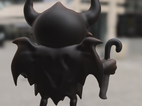 Chibi Demon Goblin Modelo 3D