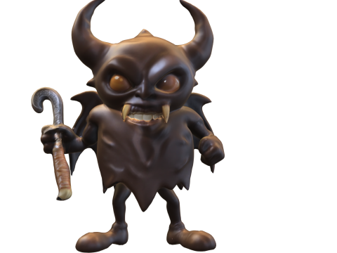 Chibi Demon Goblin Modelo 3D