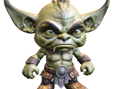 Stylized Goblin Warrior DD 3Dモデル