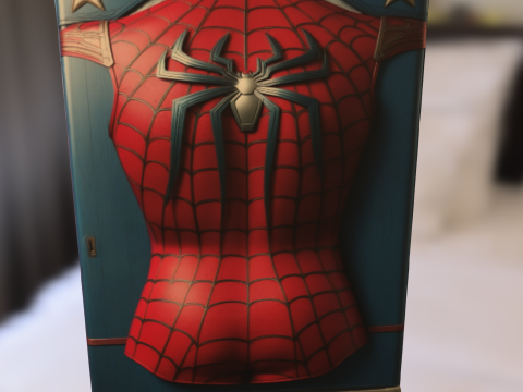 Superhero Themed Wardrobe Cabinet 3D 模型
