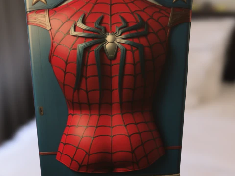 Superhero Themed Wardrobe Cabinet 3D Model