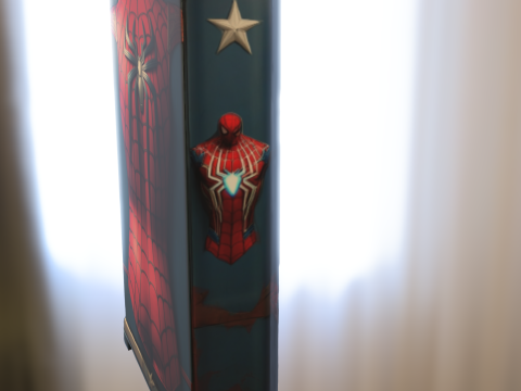Superhero Themed Wardrobe Cabinet 3D 模型