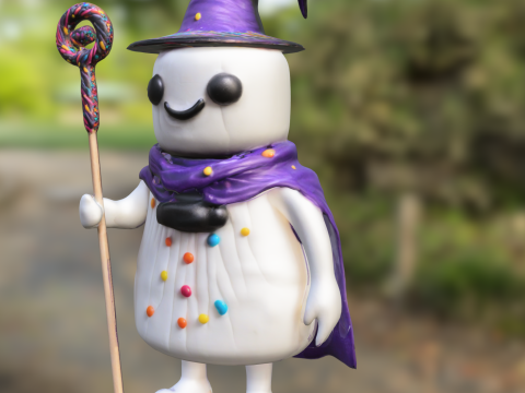 Candy Wizard Modelo 3D