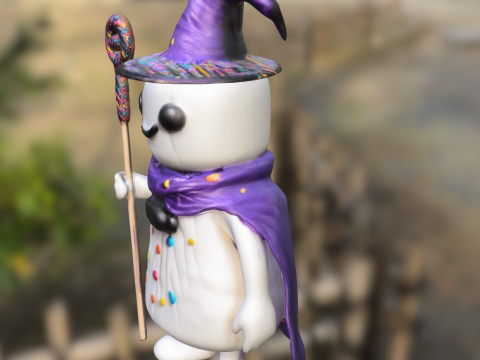 Candy Wizard 3Dモデル