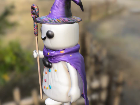 Candy Wizard 3D Model