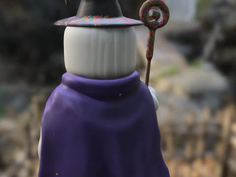 Candy Wizard 3D Model