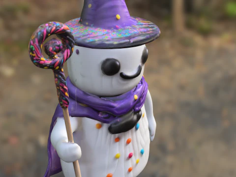 Candy Wizard 3D Model