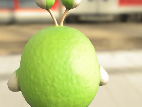 Cute Alien Mascot 3D 模型