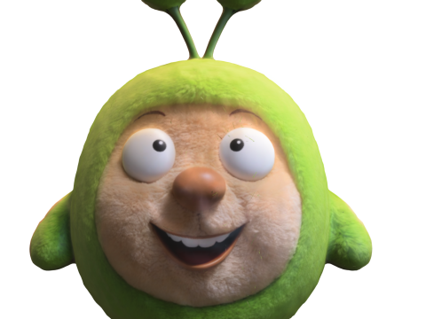 Cute Alien Mascot 3D 模型